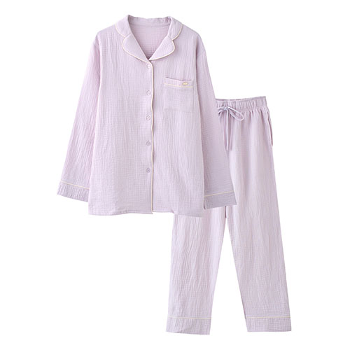 綿100％ ふんわりやさしいダブルガーゼパジャマ