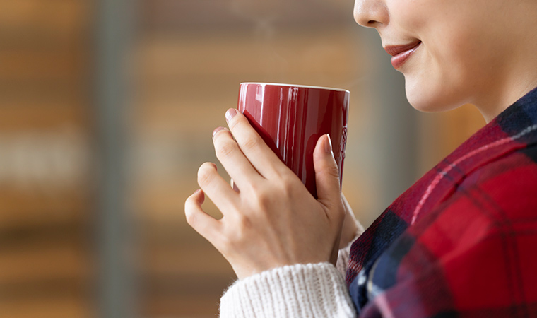 ホットドリンクで温活